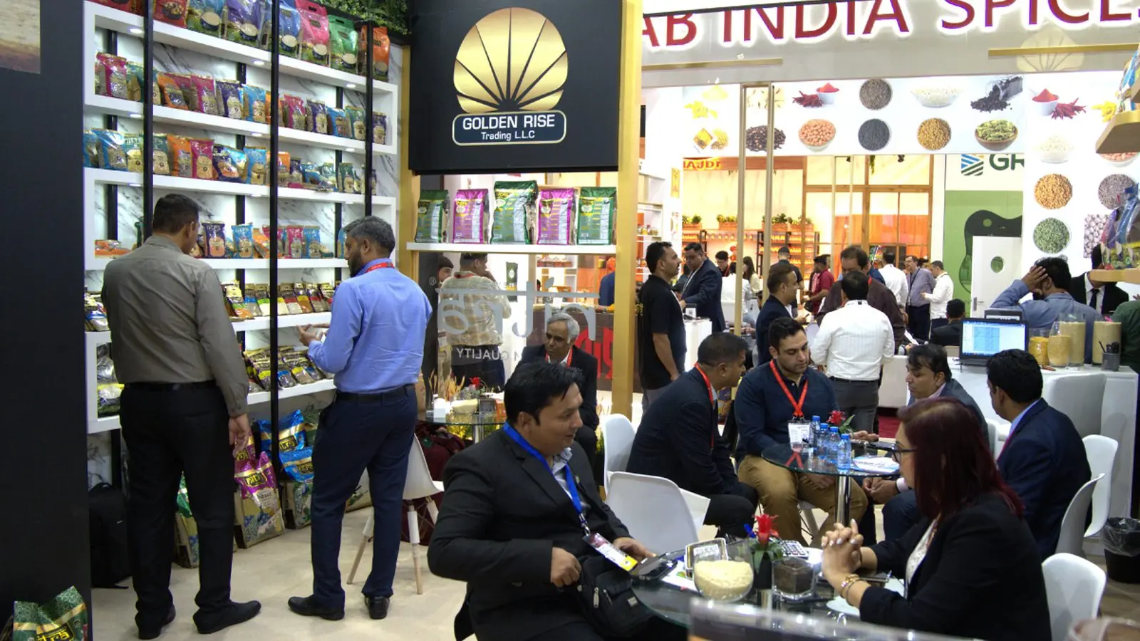 Golden Rise stand at Gulfood